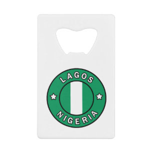 Lagos Nigeria Kredietkaart Flessenopener