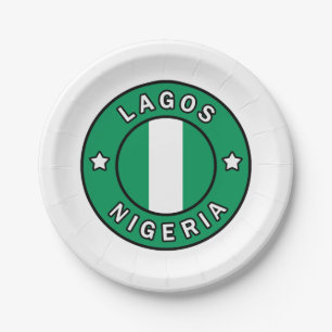 Lagos Nigeria Papieren Bordje