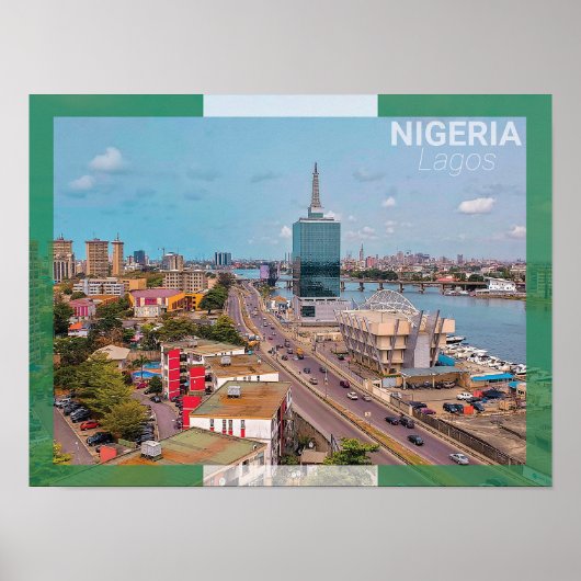 Lagos - Nigeria Poster (Voorkant)