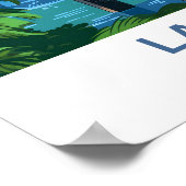 Lagos Nigeria Reisprint Poster (Hoek)