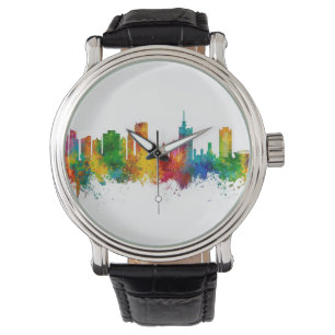 Lagos Nigeria Skyline Horloge