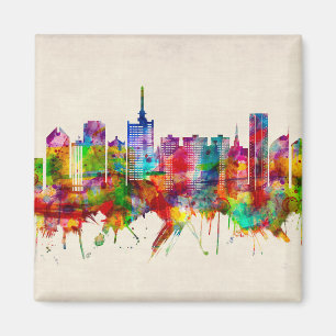 Lagos Nigeria Skyline Magneet