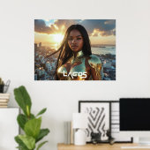 LAGOS - NIGERIA - SUPERHERO POSTER (Thuiskantoor)