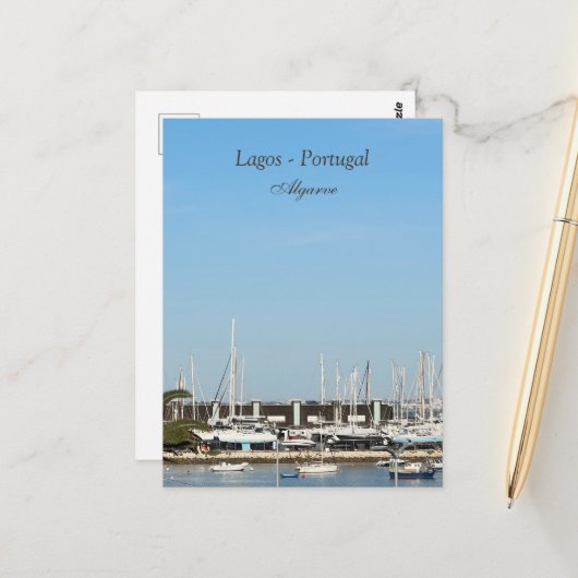 Lagos - Portugal  Briefkaart (Voorkant / Achterkant in situ)