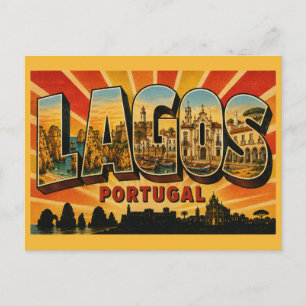 Lagos Portugal Kustkliffen Briefkaart