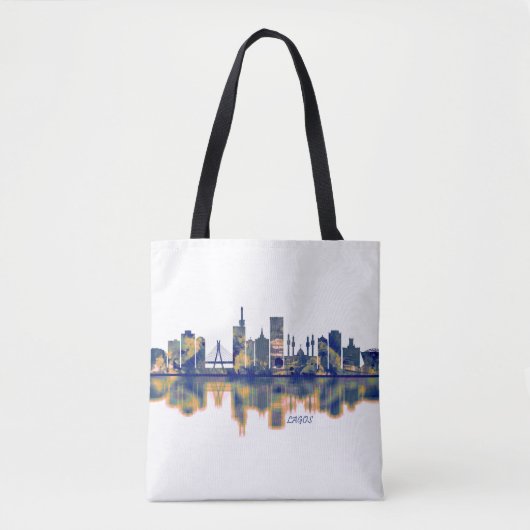 Lagos Skyline Draagtas (Voorkant)