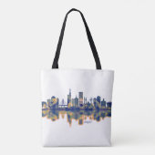 Lagos Skyline Draagtas (Achterkant)