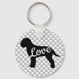 Lagotto Love Back & White beroemd gemaakt door Hea Sleutelhanger