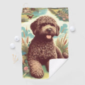 Lagotto Romagnolo Illustratie Golfhanddoek (Insitu)