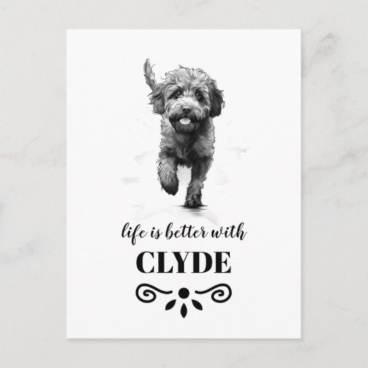 Lagotto Romagnolo Life is beter aangepaste hondenn Briefkaart (Voorkant)