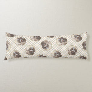 Lagotto Romagnolo schilderij Schattigee originele  Lichaamskussen