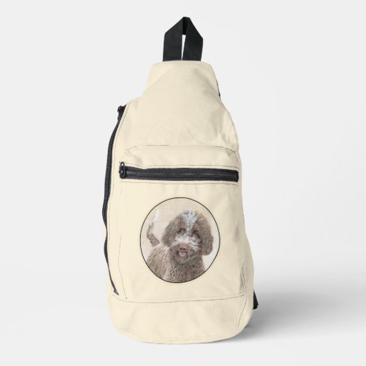 Lagotto Romagnolo schilderij Schattigee originele  Sling Bag (Voorkant)