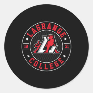 Lagrange College Atletiek Vintage Sportontwerp M Ronde Sticker