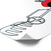 L'Agriculteur Sur Une Affiche De Tracteur (Coin)