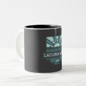Laguna Azul � Peru Tweekleurige Koffiemok (Voorkant links)