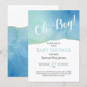 Laguna Baby shower Uitnodiging