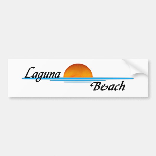 Laguna Beach Bumpersticker (Voorkant)