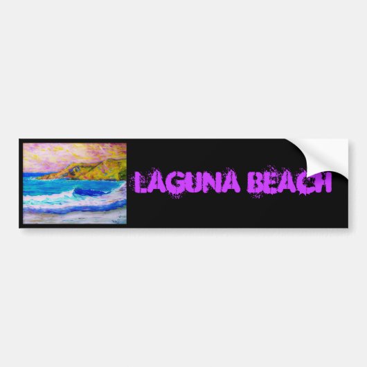 Laguna Beach Bumpersticker (Voorkant)