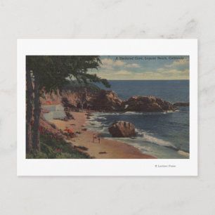 Laguna Beach, CA - Sheltered Cove on Coast Briefkaart