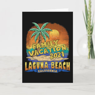Laguna Beach Californië Gezinsvakantie Souvenir M Kaart