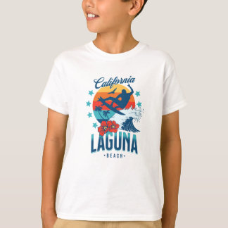 Laguna Beach Californië surfen T-shirt
