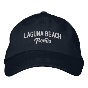 Laguna Beach Florida geborduurde honkbalhoed Pet