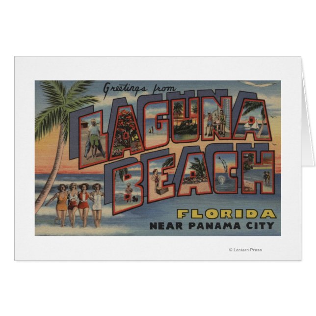 Laguna Beach, Florida - Grote letterscènes (Voorkant Horizontaal)