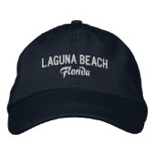 Laguna Beach Floride Casquette de baseball brodé (Devant)