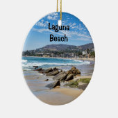 Laguna Beach Holiday Keramisch Ornament (Rechts)