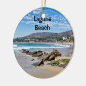 Laguna Beach Holiday Keramisch Ornament (Links)