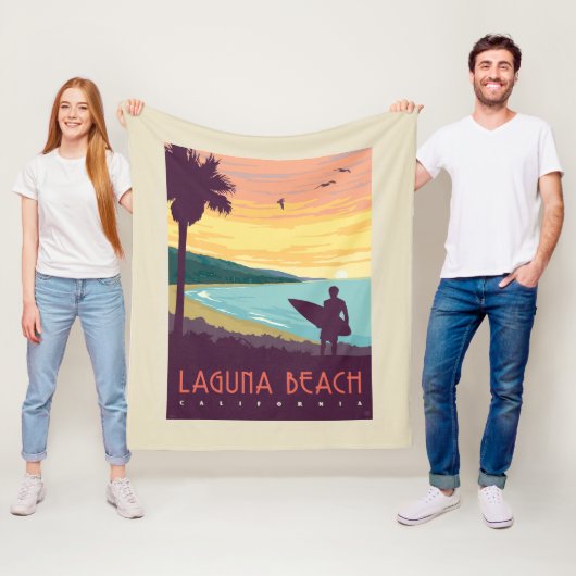 Laguna Beach | Laguna Beach Fleece Deken (In situ)