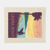 Laguna Beach | Laguna Beach Fleece Deken (Voorkant (Horizontaal))