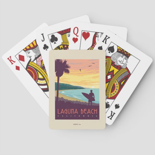 Laguna Beach | Laguna Beach Pokerkaarten (Achterkant)