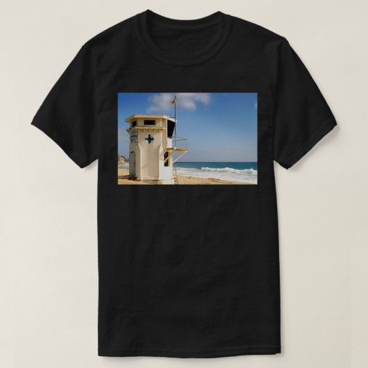 Laguna Beach Lifeguard Tower T-shirt (Design voorkant)