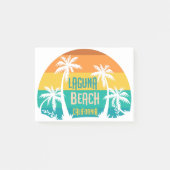 Laguna Beach Retro Post-it® Notes (Voorkant)