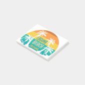 Laguna Beach Retro Post-it® Notes (Schuin)