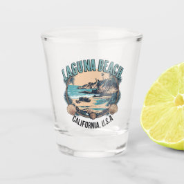 Laguna Beach Retro Vignet Shot Glas