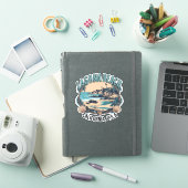 Laguna Beach Retro Vignette Auto Decal Sticker (iPad Cover)