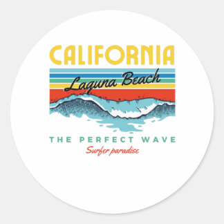 Laguna Beach Ronde Sticker