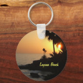 Laguna Beach sea sunset sleutelhanger (Voorkant)