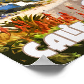 Laguna Beach Vintage Travel Poster (Hoek)