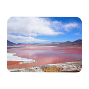 Laguna Colorada in Bolivia magneetrechthoek Magneet