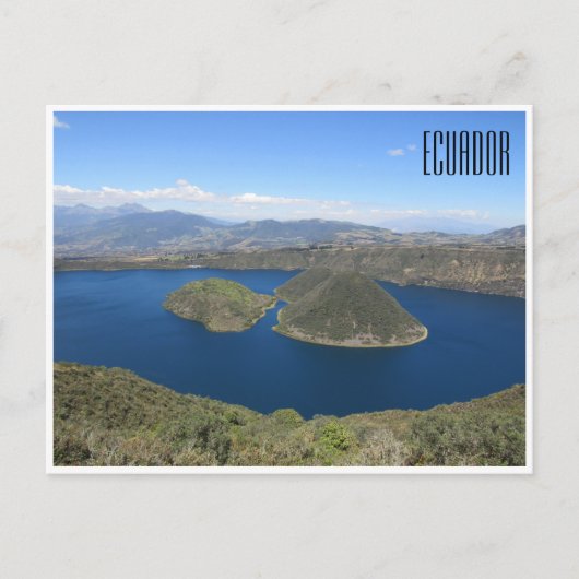 laguna cuicocha ecuador briefkaart (Voorkant)
