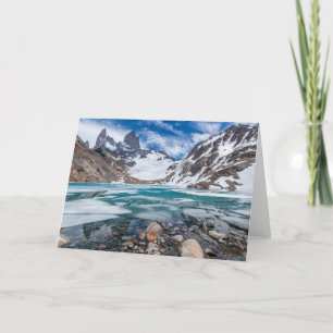 Laguna De Los Tres And Mount Fitzroy Kaart