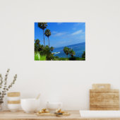 Laguna Palm Trees en Ocean Bliss Poster (Keuken)