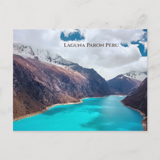 Laguna Paron Peru Briefkaart (Voorkant)