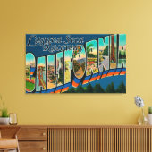 Laguna Seca Raceway, CA - Large Letter Sceners Canvas Afdruk (Insitu (Woonkamer))