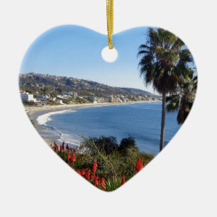 laguna strand californië keramisch ornament