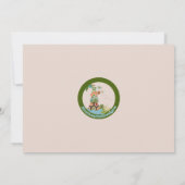 Laguna Turtle Baby shower Invitation LTC Kaart (Achterkant)