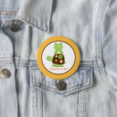 Laguna Turtle NAME TAG Custom Button (In situ)